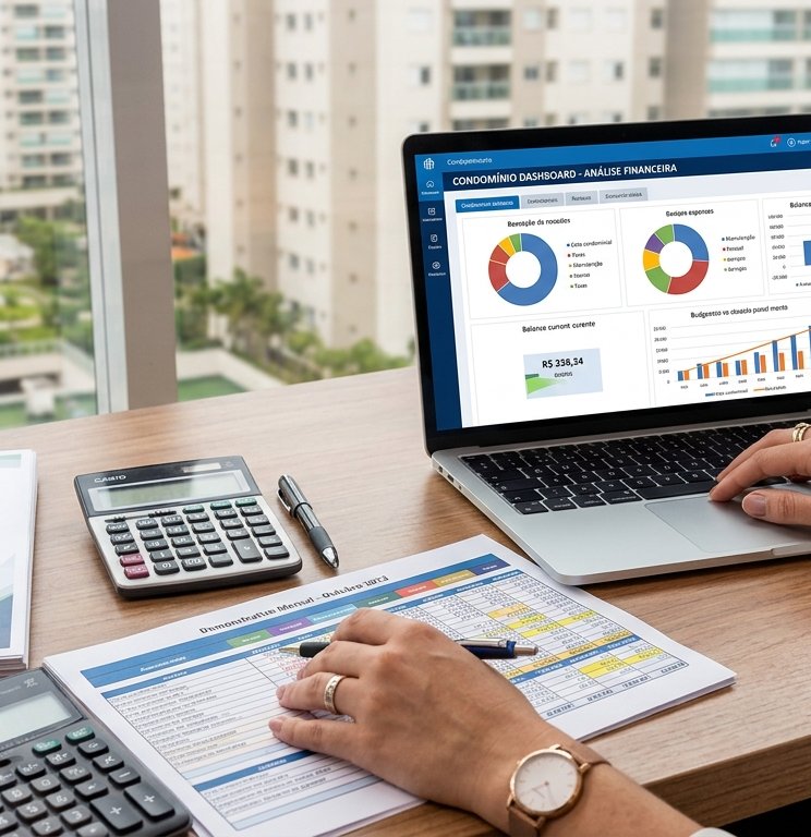 Dashboard de Análise Administrativa e Financeira Condominial